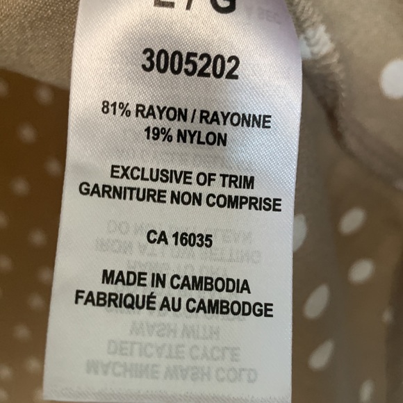 Rachel Roy short sleeve polka dot blouse - Picture 3 of 3